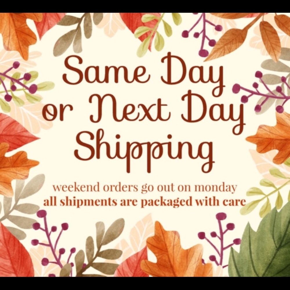 Same Day or Next Day Shipping!!!